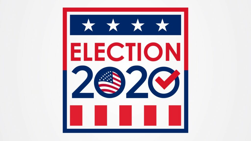 Election 2020 graphic